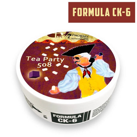 Phoenix Artisan Accoutrements - Tea Party 508 - Formula CK-6 Shaving Soap - 4oz