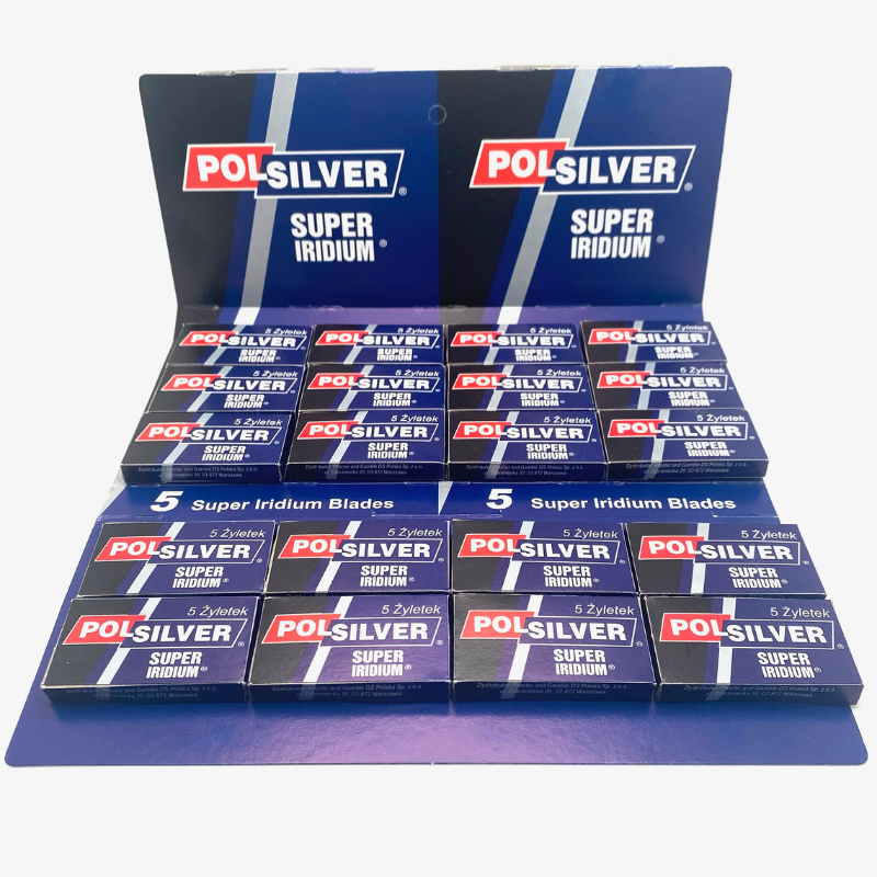 Polsilver - Super Iridium Double Edge Razor Blades