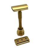 Pre-Owned Aylsworth Kopparkant Double Edge Safety Razor with stand and additonal + plate (Copy)