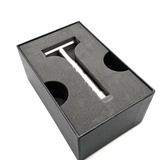 Pre-Owned Blackland Vector Stainless Steel Single Edge Safety Razor Machined Finish