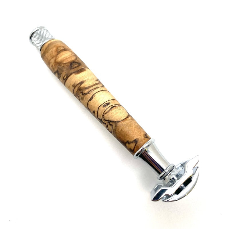 Pre-Owned - Chisel and Hound Custom Burl Wood - Double Edged Safety ...