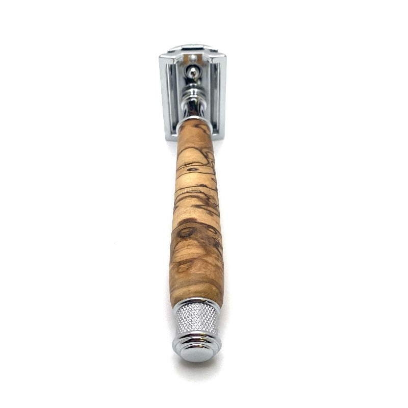Pre-Owned - Chisel and Hound Custom Burl Wood - Double Edged Safety ...