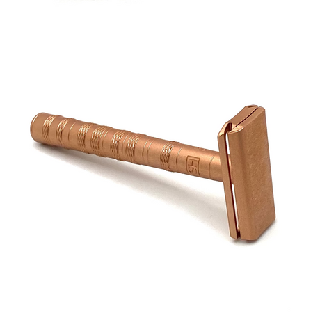 Pre-Owned Copper Henson Mild (+) Aluminum Double Edge Safety Razor