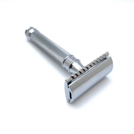 Pre-Owned - Edwin Jagger Knurled Handle Double Edge Safety Razor