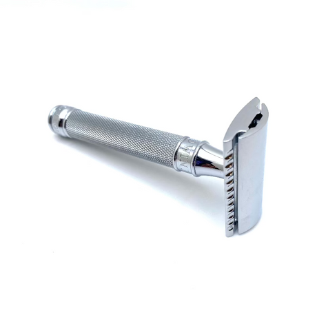Pre-Owned - Edwin Jagger Knurled Handle Double Edge Safety Razor