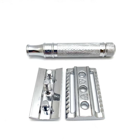 Pre-Owned - Edwin Jagger Knurled handle Double Edge Safety Razor