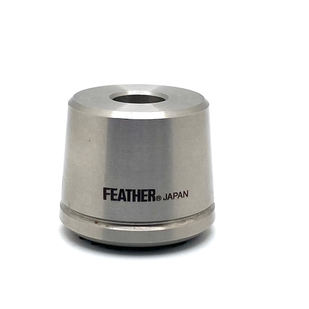 Pre-Owned Feather AS-D2 Stainless Steel Double Edge Safety Razor with Stand