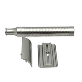 Pre-Owned Muhle Rocca Silver Matte Stainless Steel Double Edge Safety Razor