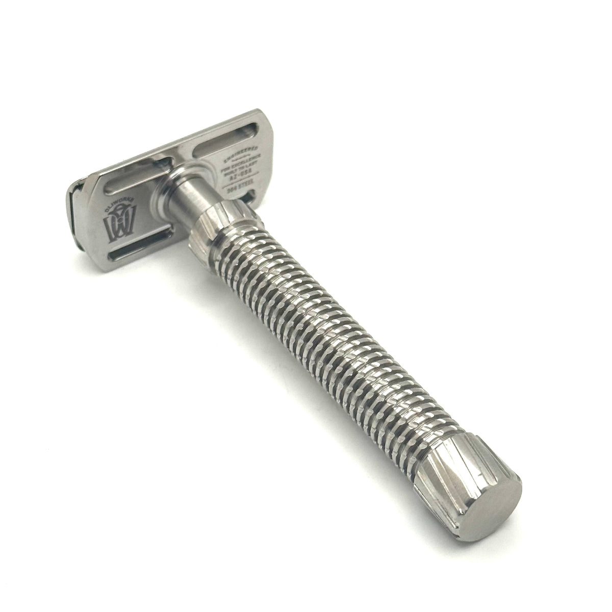 Pre-Owned - Oliworks M3teorite Mild Long Handle Stainless Steel Double Edge Safety Razor