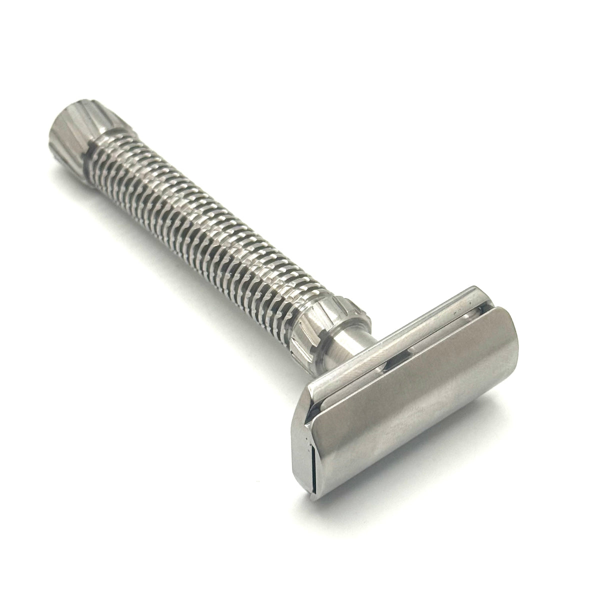 Pre-Owned - Oliworks M3teorite Mild Long Handle Stainless Steel Double Edge Safety Razor