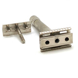 Pre-Owned Parker Variant Satin Chrome Double Edged Safety Razor
