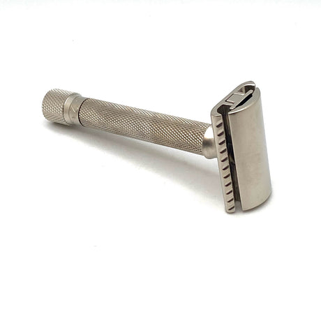 Pre-Owned Parker Variant Satin Chrome Double Edged Safety Razor