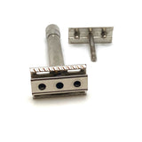 Pre-Owned Parker Variant Satin Chrome Double Edged Safety Razor