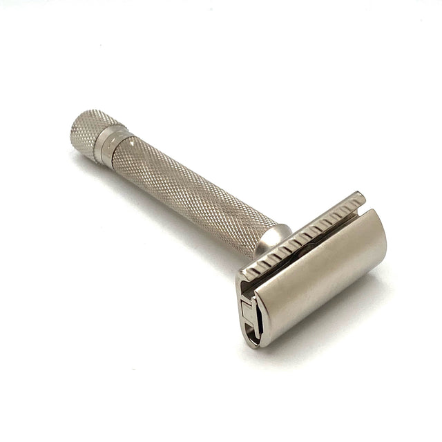 Pre-Owned Parker Variant Satin Chrome Double Edged Safety Razor