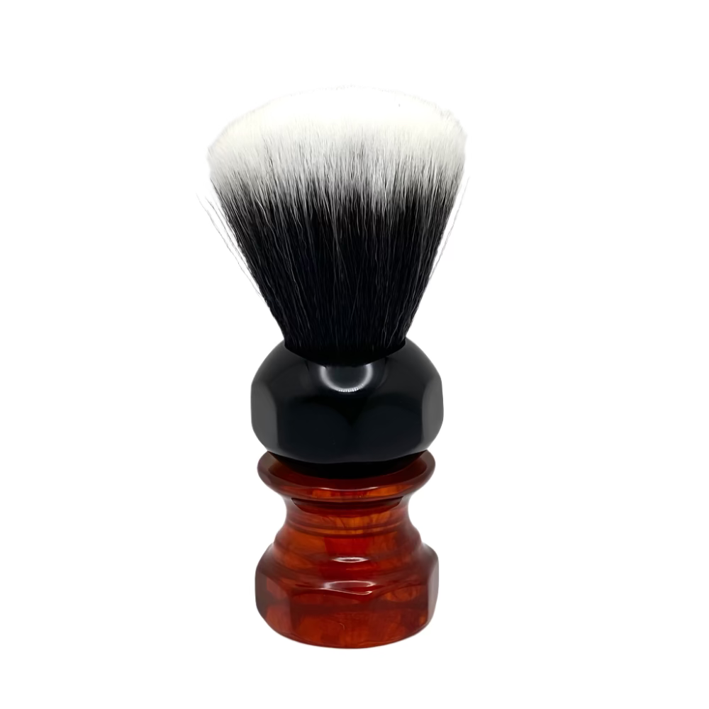 Pre-Owned Phoenix Artisan Accoutrements Amber Aerolite 24mm Stygian Synth Hybrid Brush