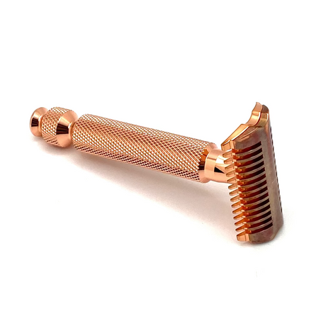 Pre-Owned Phoenix Artisan Accoutrements Ascension Copper Open Comb DoubleEdge Safety Razor