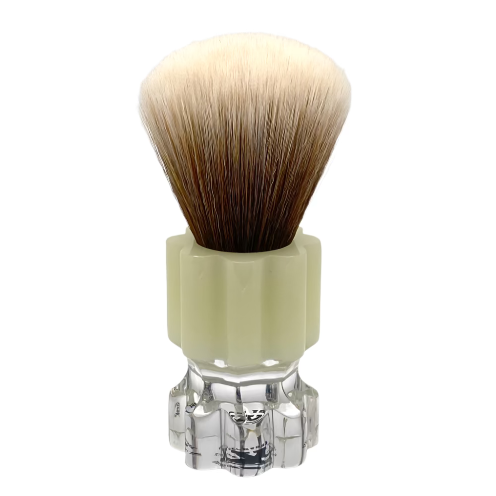 Pre-Owned Phoenix Artisan Accoutrements Cyclotrode X 24mm Perihelion Hybrid Synth Brush Glow In The Dark Retro Shave Tech!