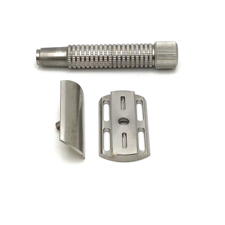 Pre-Owned - Rex Envoy Stainless Steel Double Edge Safety Razor