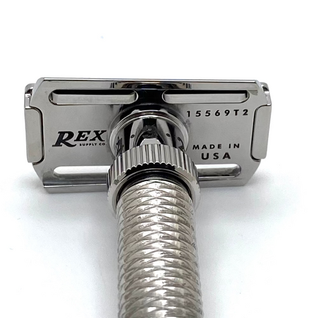 Pre-Owned Rex Konsul Polished Stainless Steel Adjustable Safety Razor