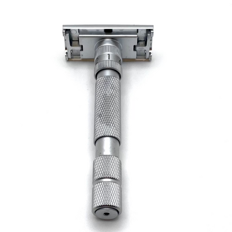 Pre-Owned Rockwell Razors Adjustable Safety Razor Model T2 Brushed Chrome