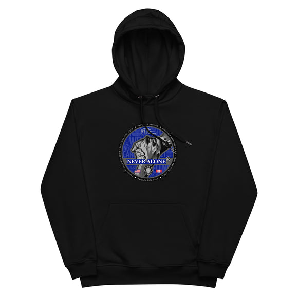 Never Alone - Premium eco hoodie