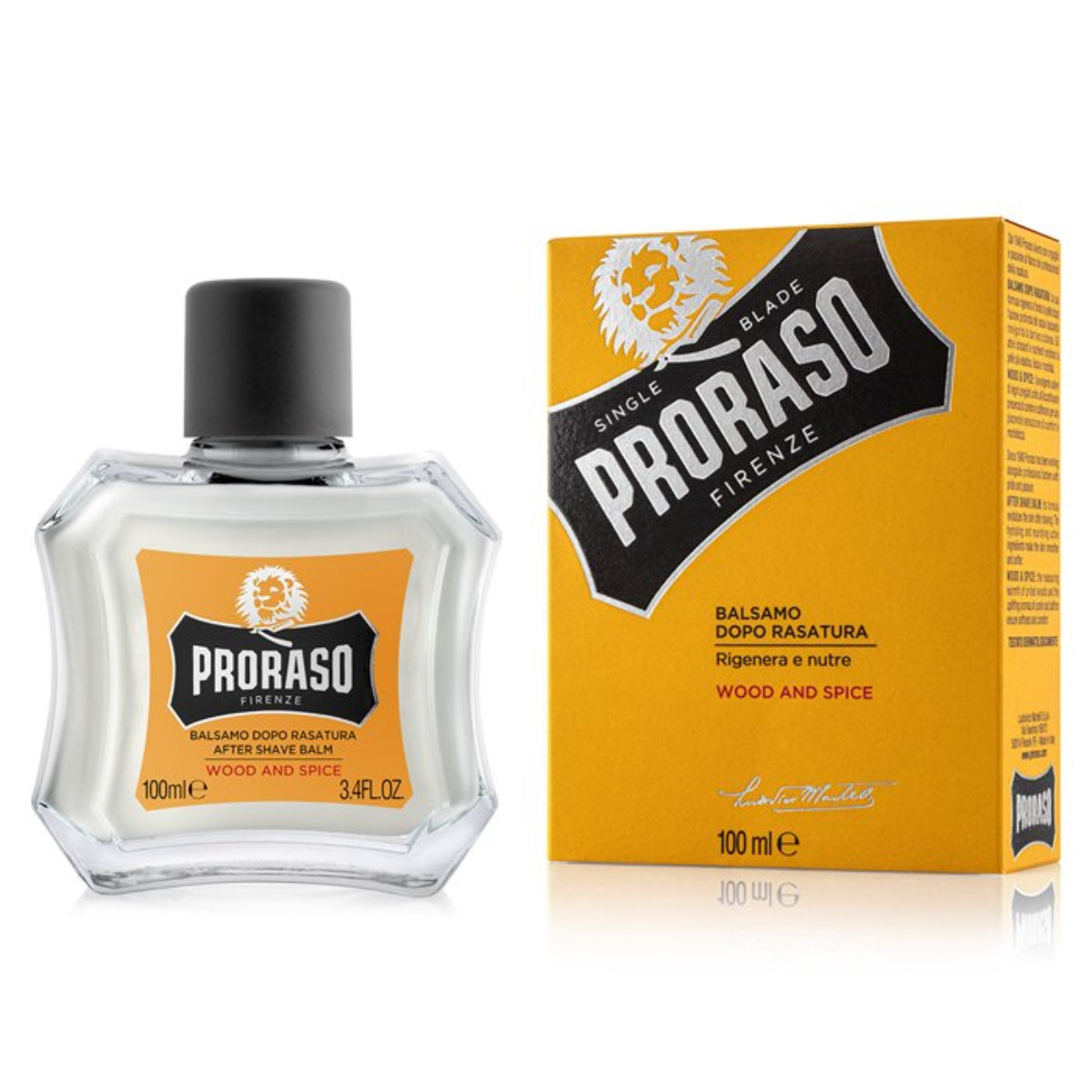 Proraso Wood and Spice Aftershave Balm 100ml