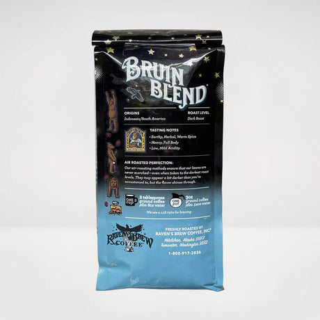 Raven’s Brew® Decaf Bruin Blend Whole Bean Coffee 12oz