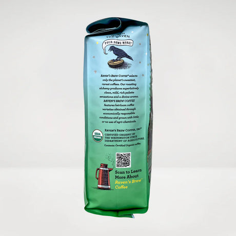 Raven's Brew Decaf Organic Raven’s Brew® House Blend Coffee Whole Bean Coffee 12oz