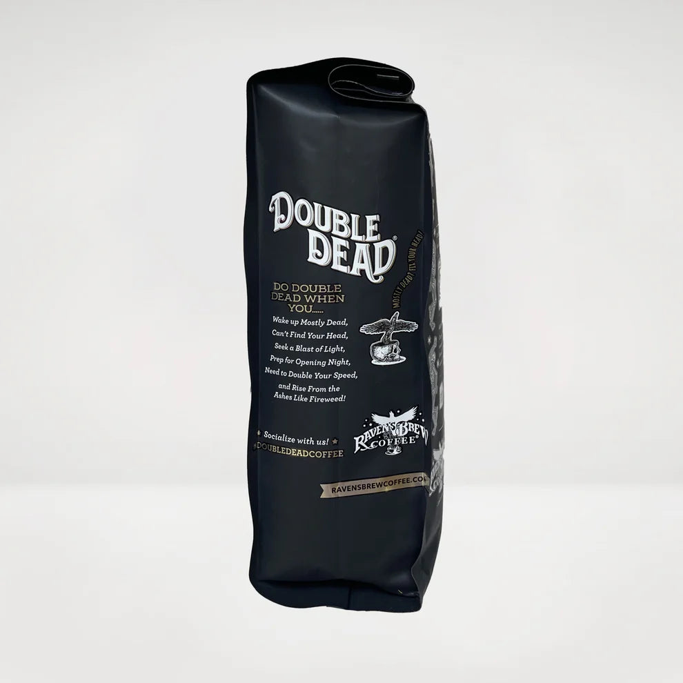 Raven's Brew Double Dead Whole Bean Coffee 12oz
