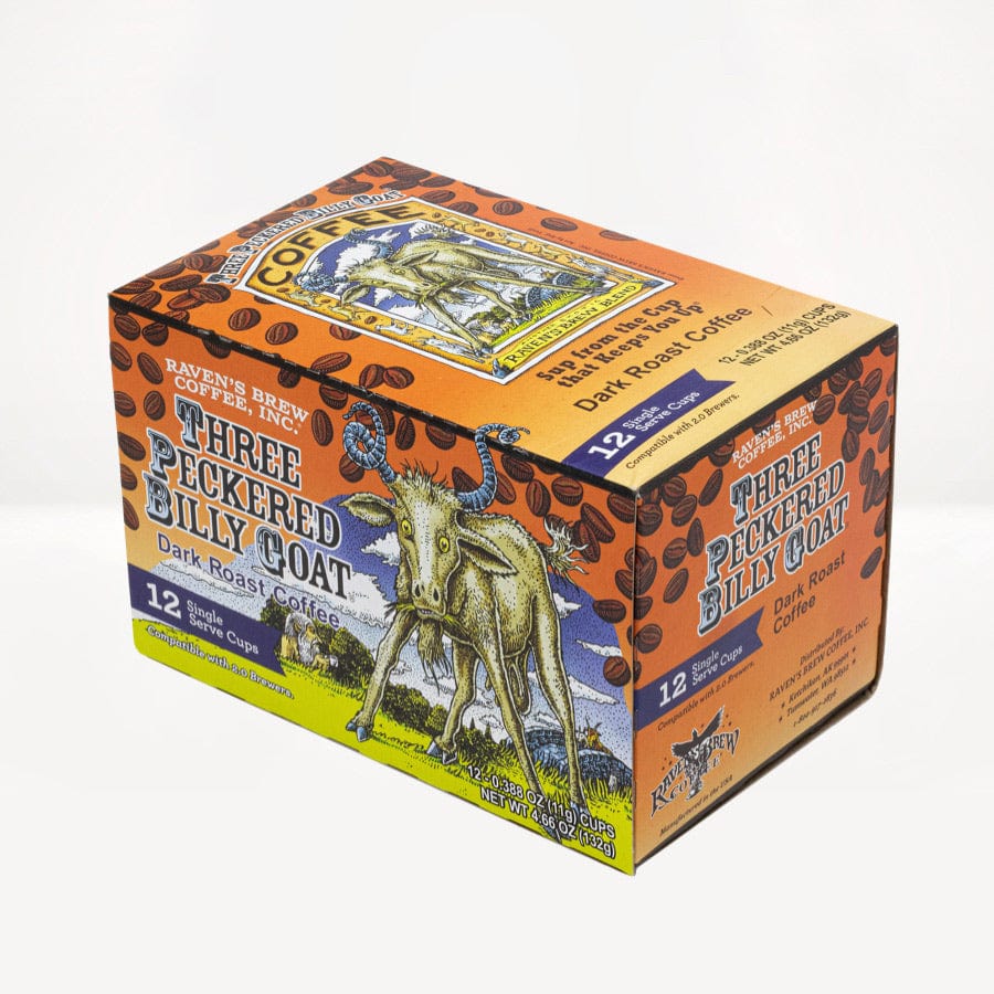 Raven's Brew Three Peckered Billy Goat K-Cup Coffee 12ct | The