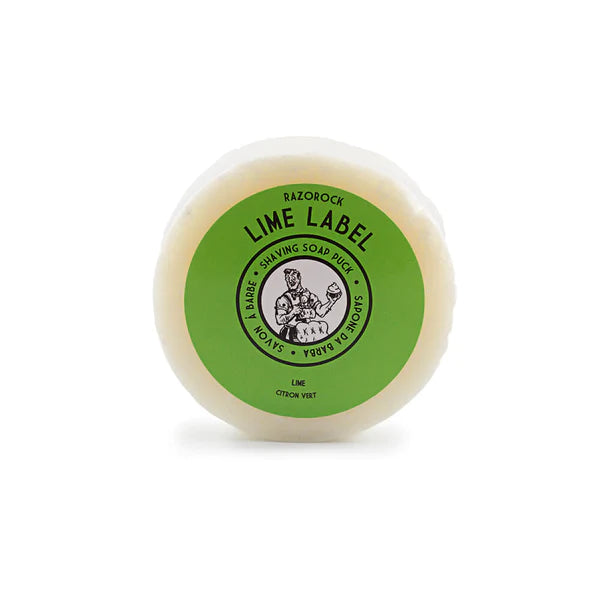 RazoRock - "What The Puck?!" Shaving Soap - Lime Label