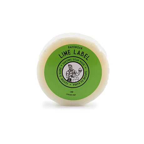 RazoRock - "What The Puck?!" Shaving Soap - Lime Label