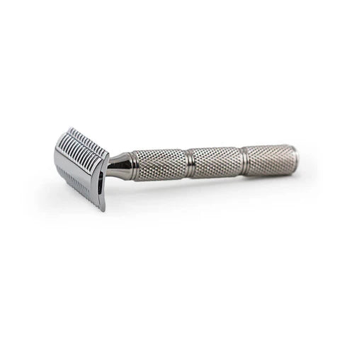 RazoRock - SLOC 3-Piece Double Edge Safety Razor - Super Knurl Handle