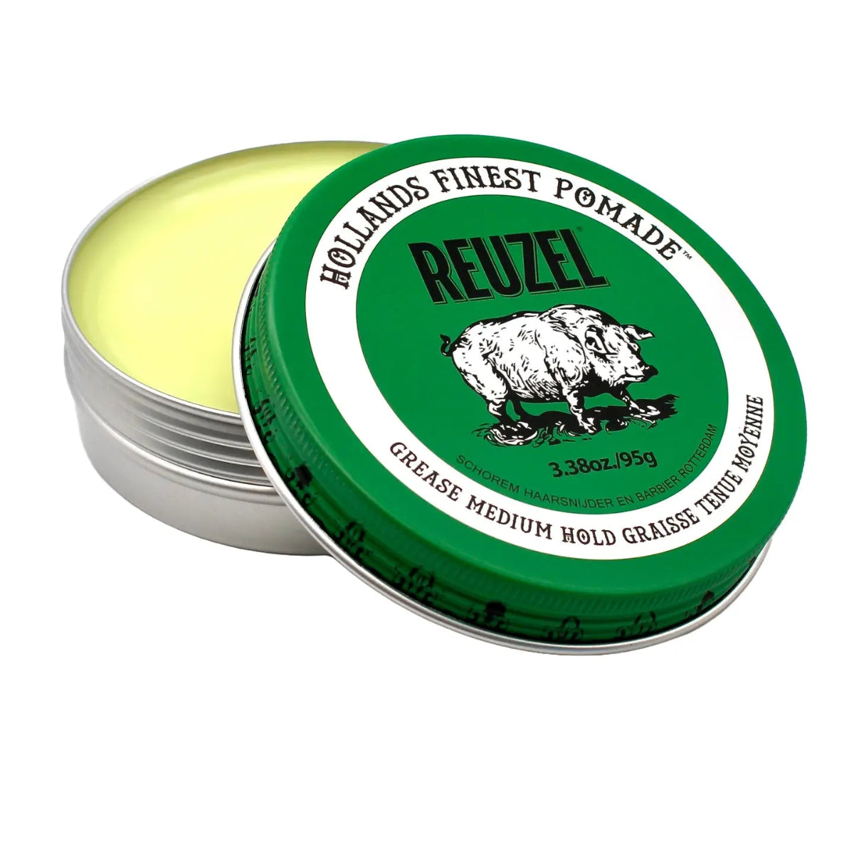 Reuzel Green Medium Hold Grease Pomade 3.38oz