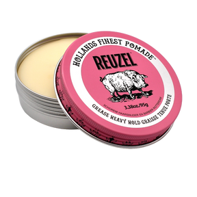 Reuzel Pomade Pink Heavy Hold Grease 3.38oz