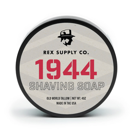 Rex Supply Co. 1944 Old World Tallow Shaving Soap 4oz
