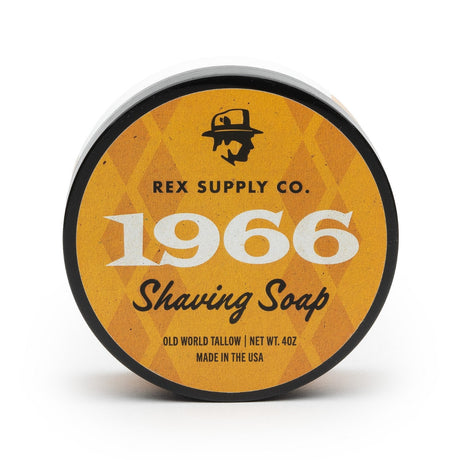 Rex Supply Co 1966 Old World Tallow Shaving Soap 4oz