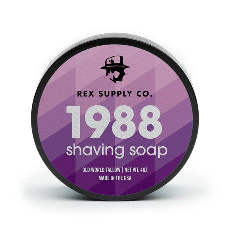 Rex Supply Co 1988 Old World Tallow Shaving Soap 4oz