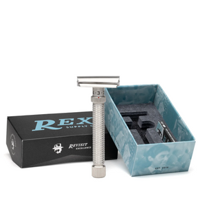 Rex Supply Co Konsul XL Slant Adjustable Stainless Steel Double Edge Safety Razor
