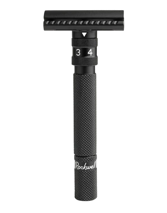 Rockwell Razors SETPOINT Adjustable Safety Razor Black Aluminum