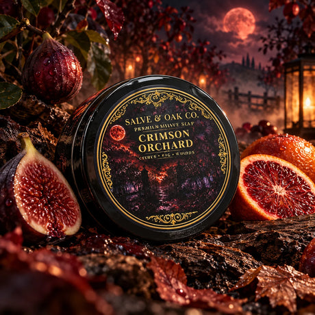 Salve & Oak Crimson Orchard Shave Soap 4.0oz