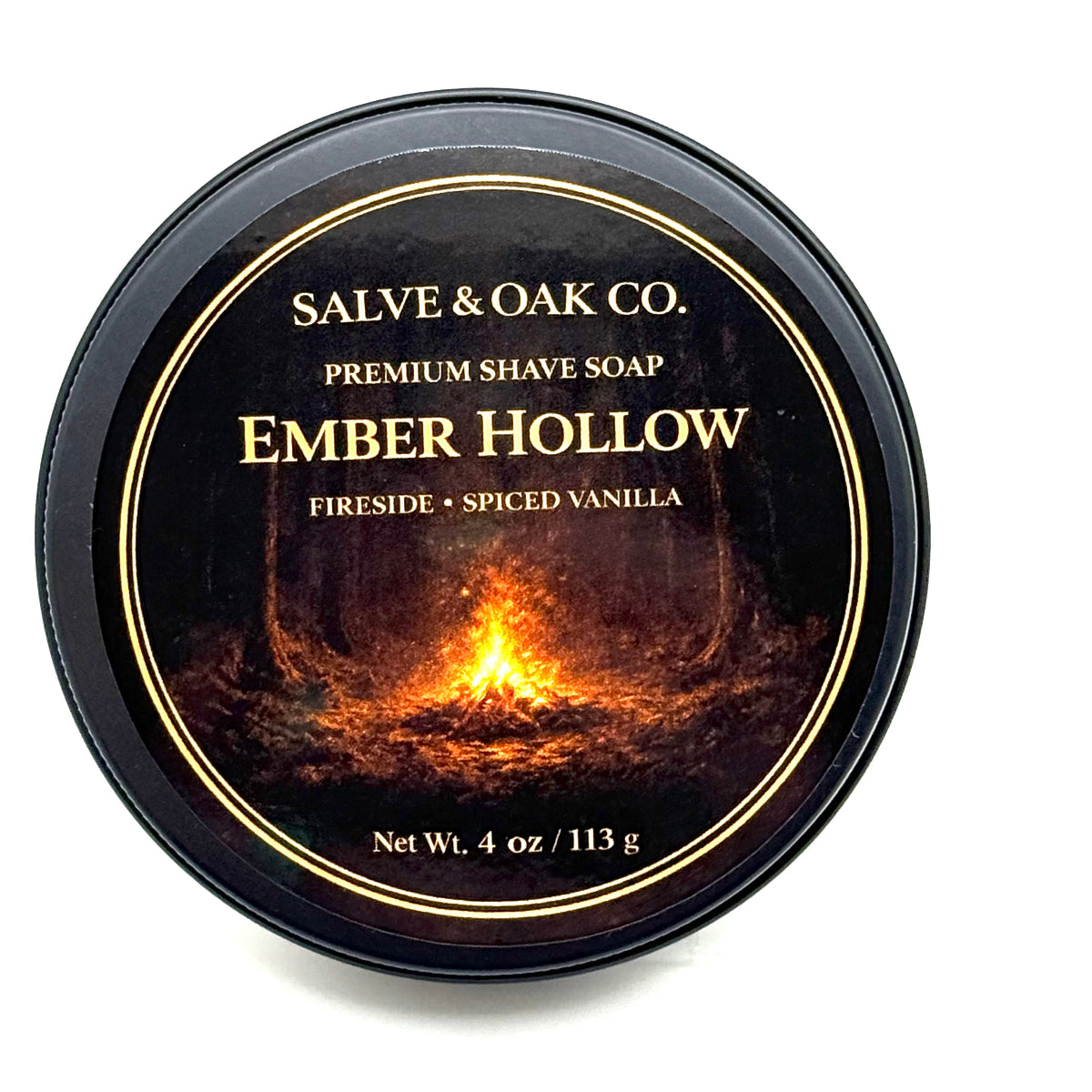 Salve & Oak Ember Hollow Tallow Shave Soap 4.0 oz