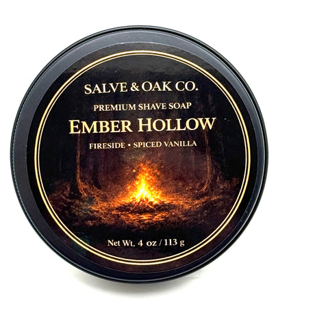 Salve & Oak Ember Hollow Tallow Shave Soap 4.0 oz