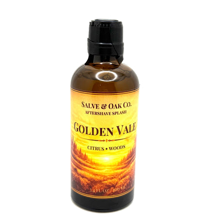 Salve & Oak Golden Vale Aftershave Splash 4oz