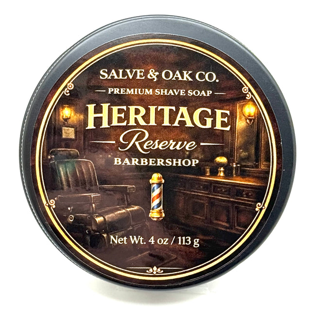 Salve & Oak Heritage Reserve Shave Soap 4.0 oz.