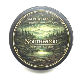 Salve & Oak Northwood Shave Soap 4.0 oz