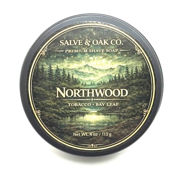Salve & Oak Northwood Shave Soap 4oz