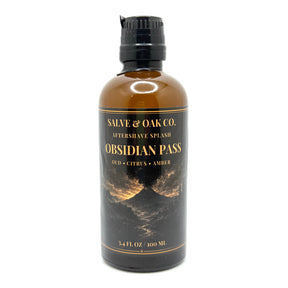 Salve & Oak Obsidian Pass Aftershave Splash 3.4oz

