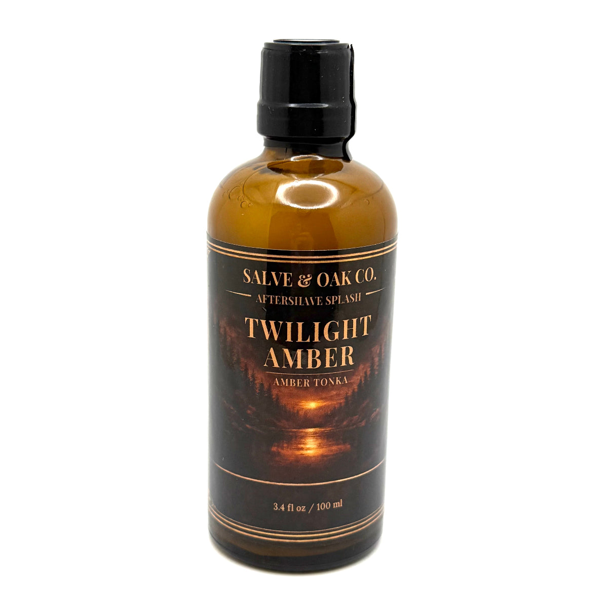 Salve & Oak Twilight Amber Aftershave Splash 4oz