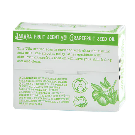 San Francisco Soap Company Clean & Caprine Goat Milk Bar Soap - Jabara Fruit Scent with Grapefruit Seed Oil  5oz